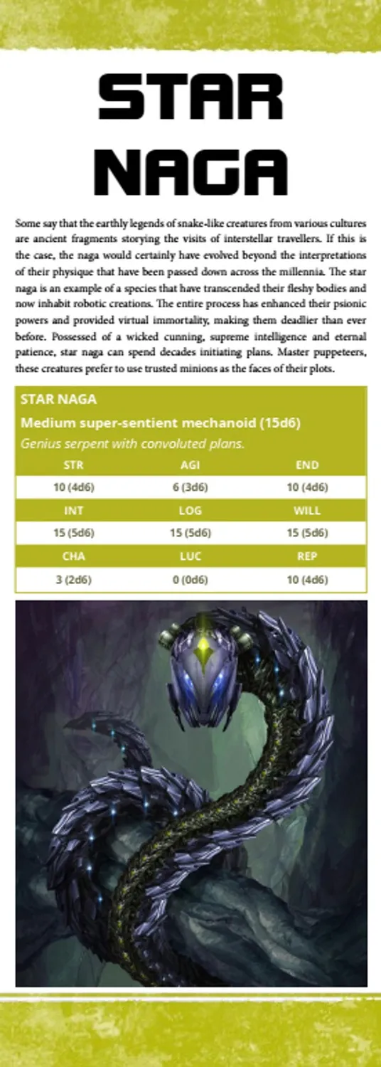 EN Publishing Star Naga rollspel PDF WOIN rymdandvarelse