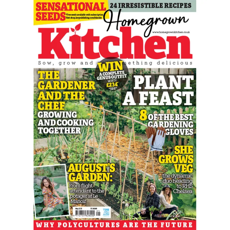 Homegrown Kitchen maj 2026 tidning odling mat