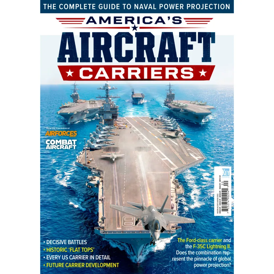 Aviation Archive America's Aircraft Carriers tidning hangarfartyg