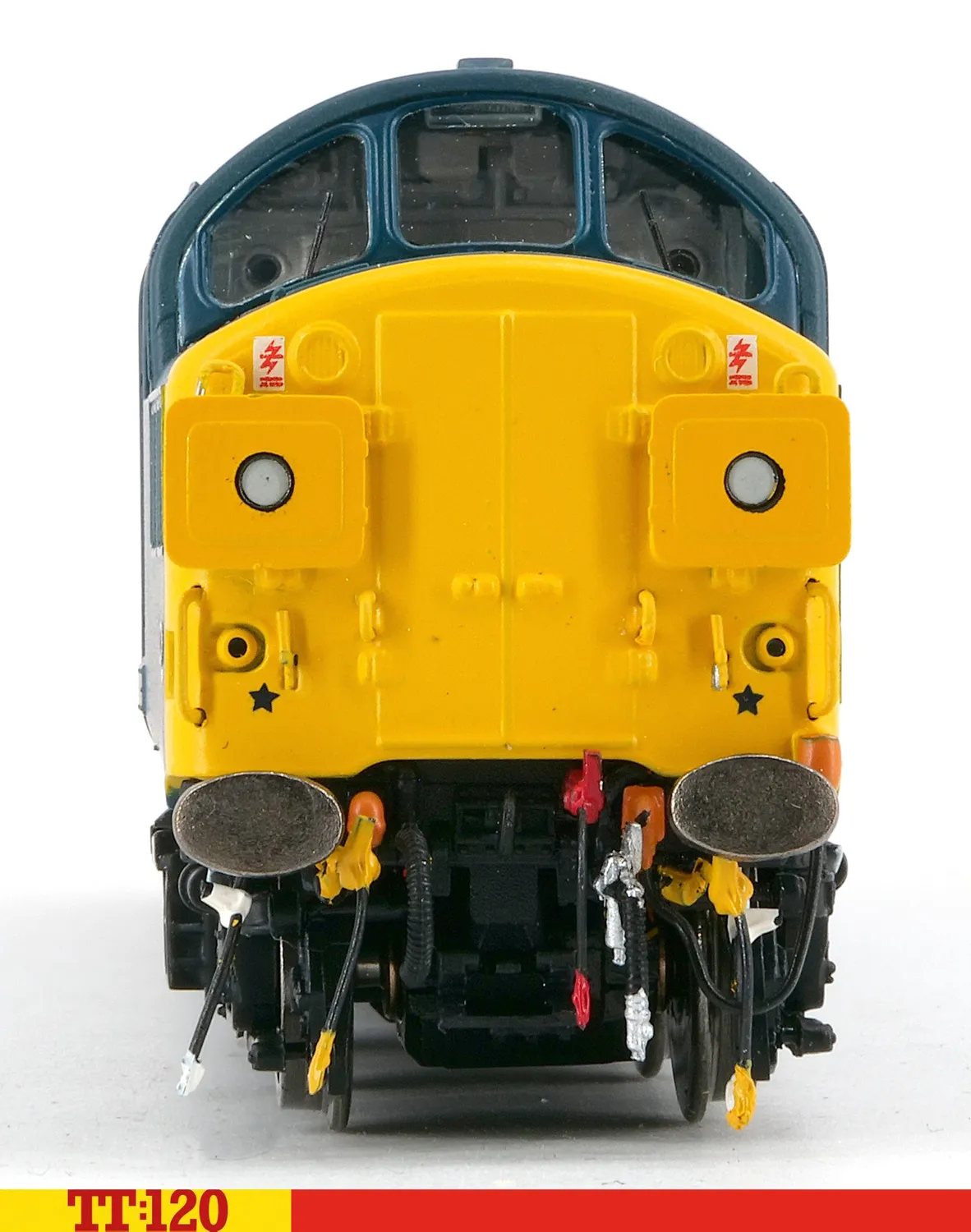 Hornby TT:120 Class 37 37086 modellok BR blue diesellok