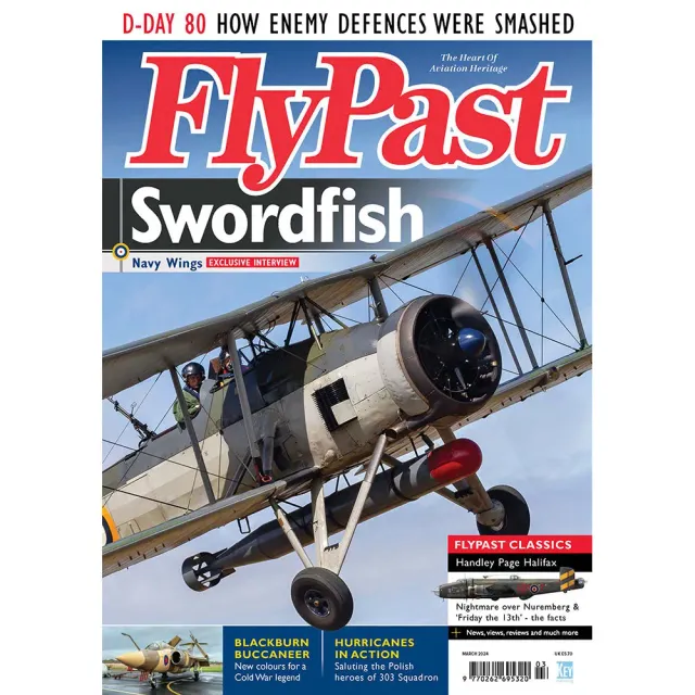 FlyPast mars 2024 tidning Swordfish Halifax