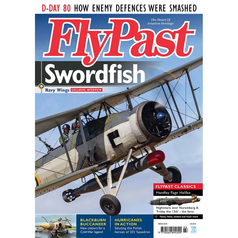 FlyPast mars 2024 tidning Swordfish Halifax