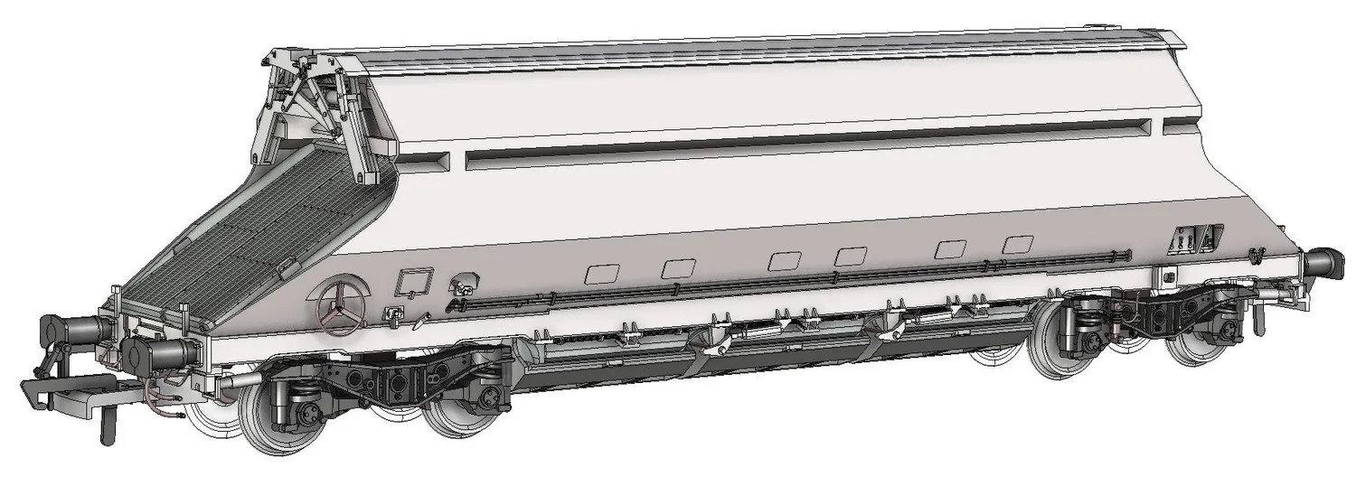 Revolution Trains IIA-F V4 godsvagn NACCO GBRf OO
