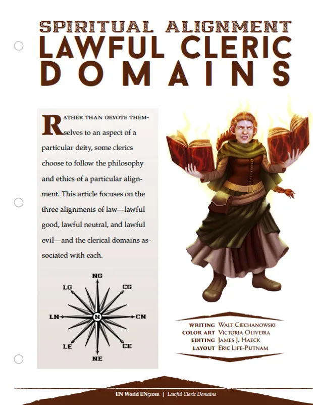 EN Publishing Spiritual Alignment Lawful Clerical Domains präst PDF