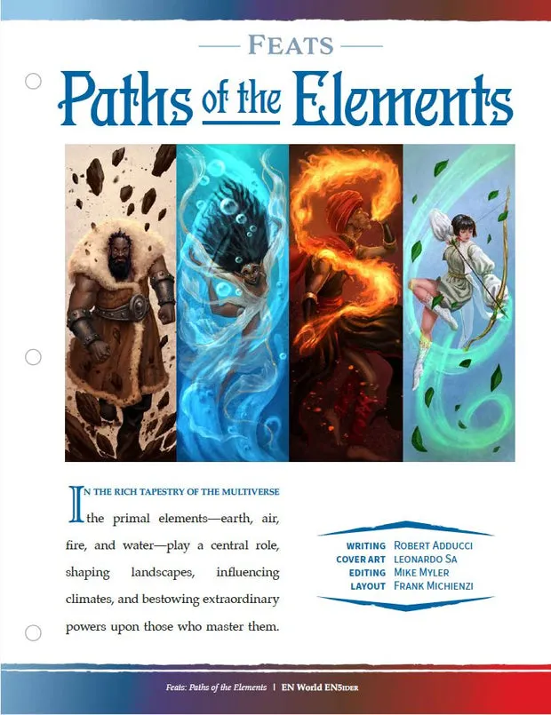 EN Publishing Paths of the Elements feats PDF element