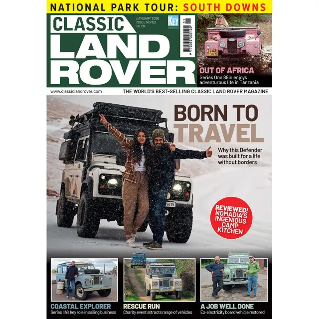 Classic Land Rover januari 2026 tidning lösnummer Defender