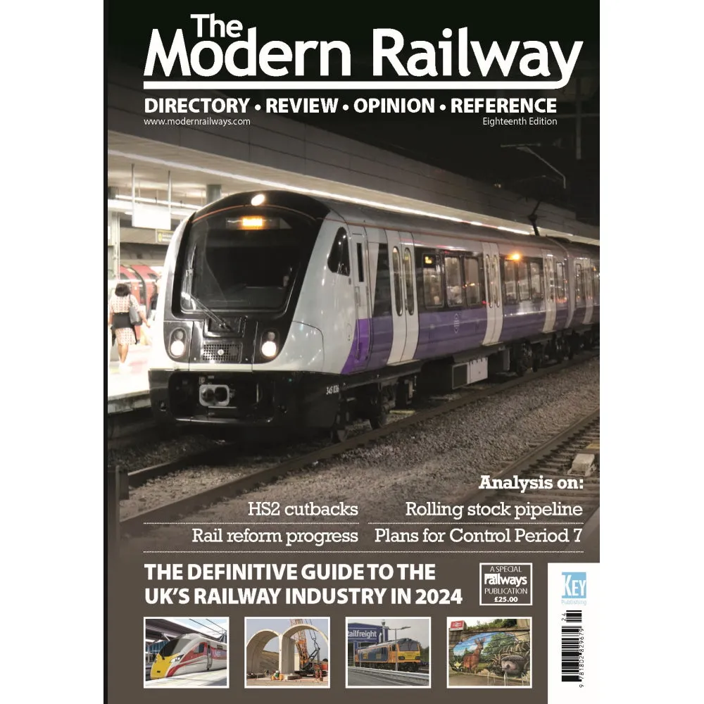 Modern Railway 2024 inbunden bok 208 sidor järnväg