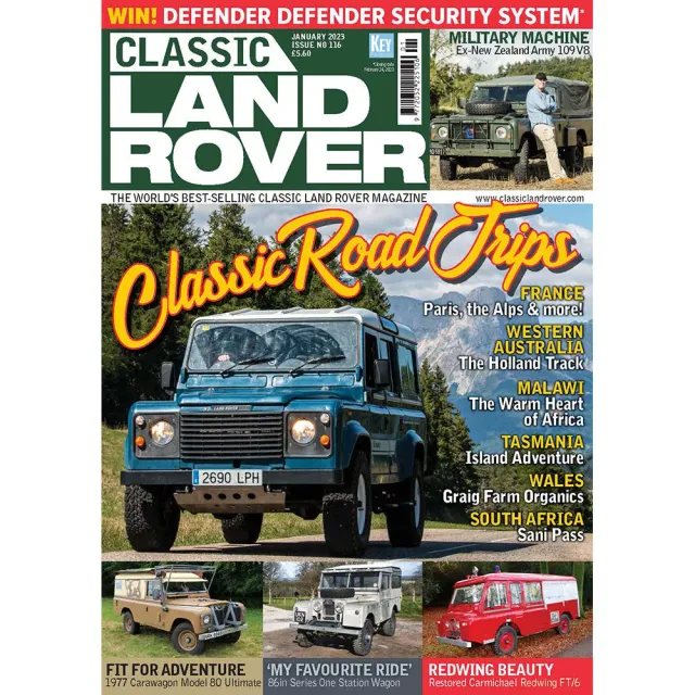 Classic Land Rover januari 2023 tidning bil