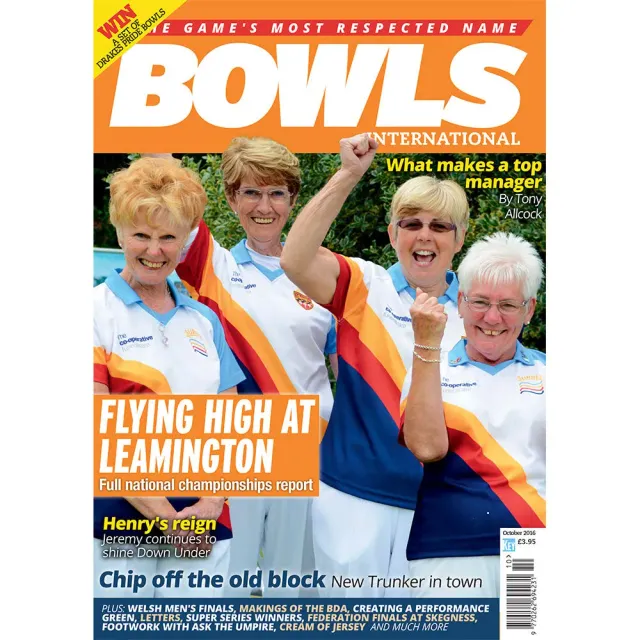 Bowls International oktober 2016 tidning lösnummer bowls