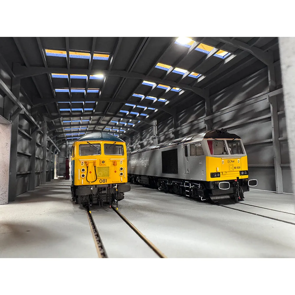PJM Models GBRf Depot Hardstanding OO byggsats laserskuren