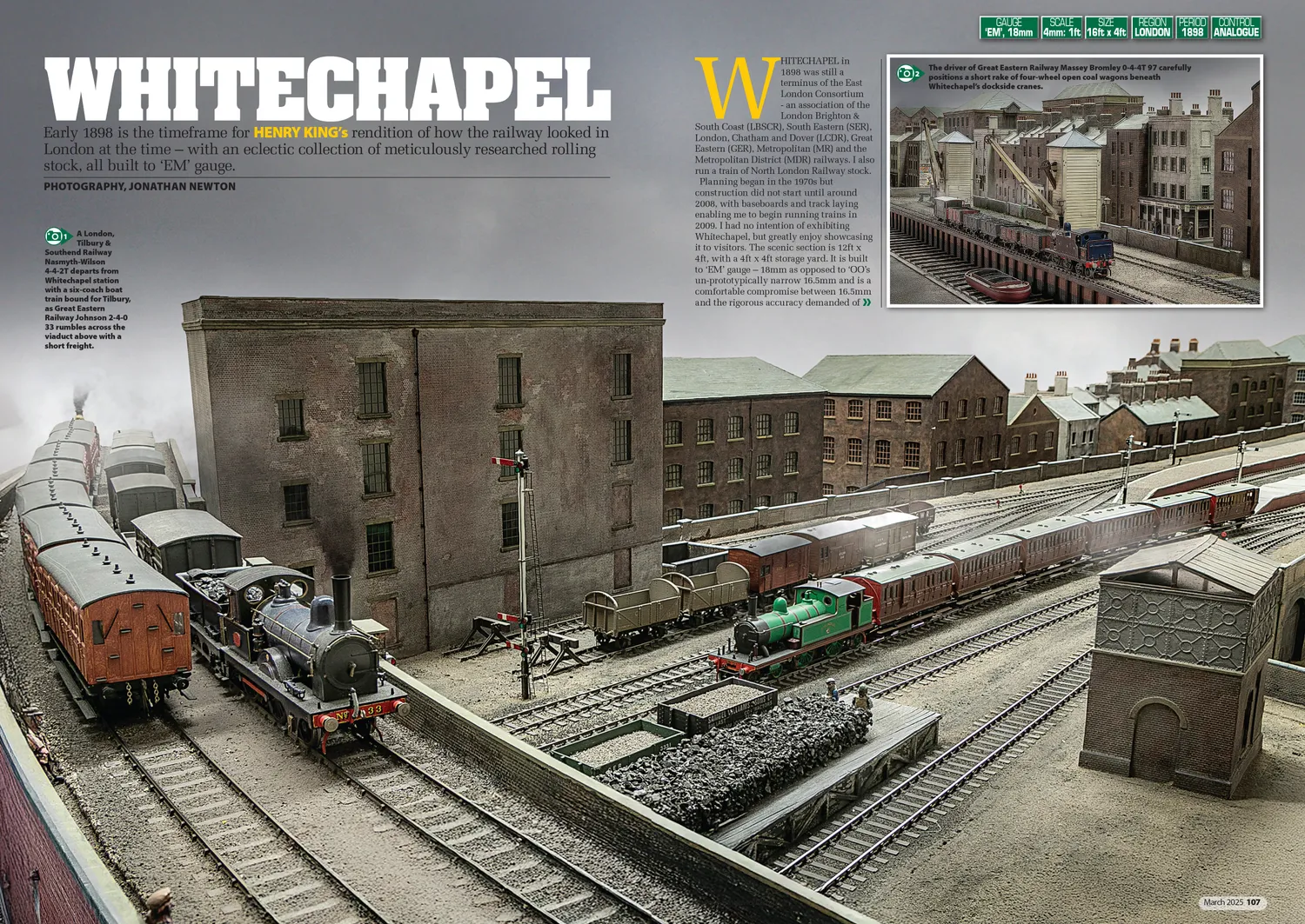 Hornby Magazine mars 2025 tidning modelljärnväg Skottland
