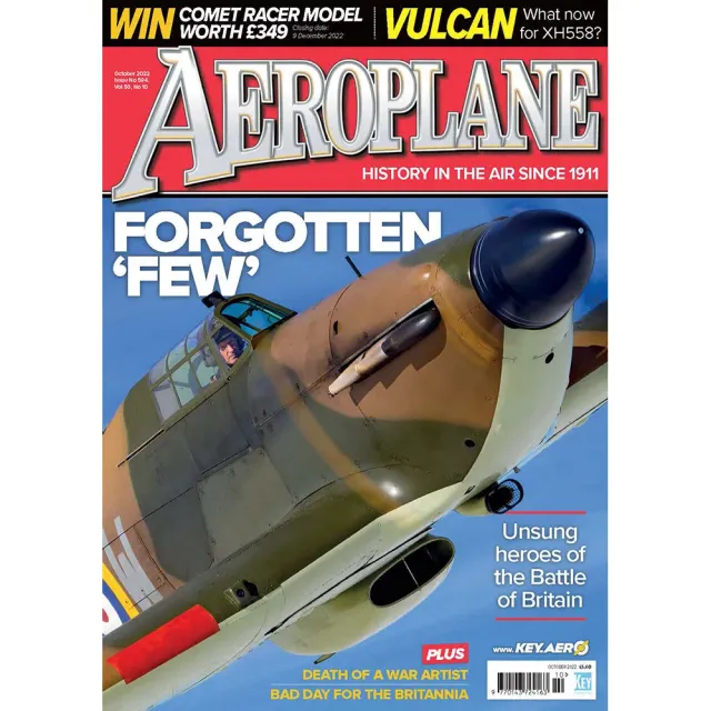 Aeroplane Monthly oktober 2022 tidning lösnummer krigsflyg