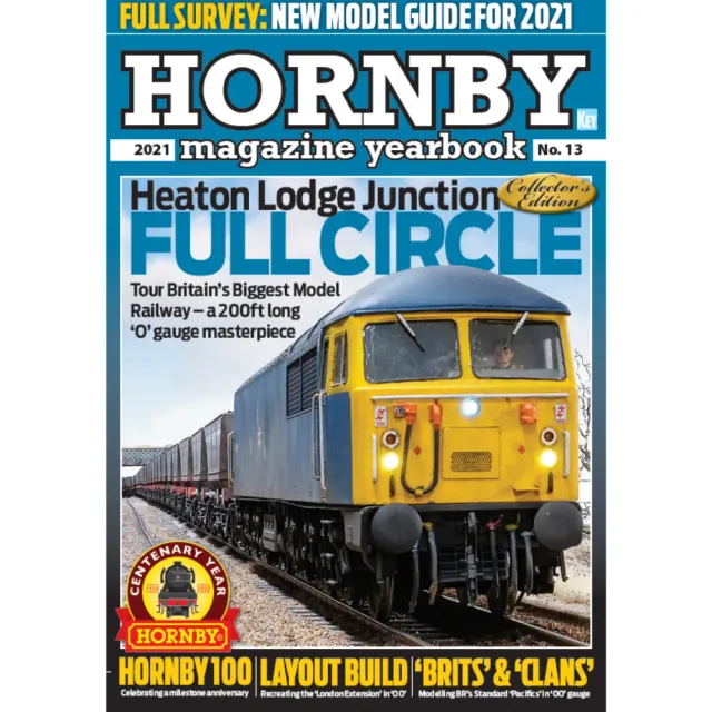 Hornby Magazine Yearbook No 13 2021 inbunden bok modelljärnväg
