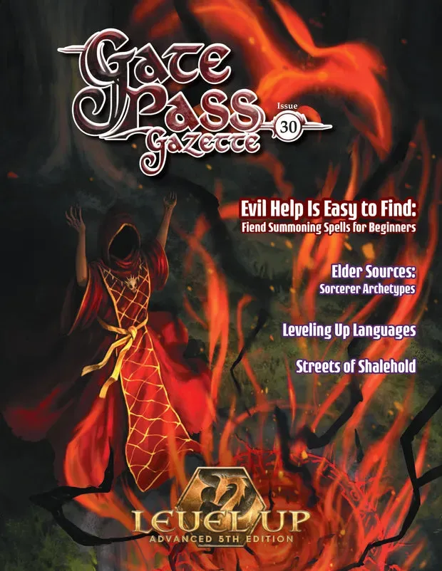 EN Publishing Level Up Gate Pass Gazette 30 rollspel PDF