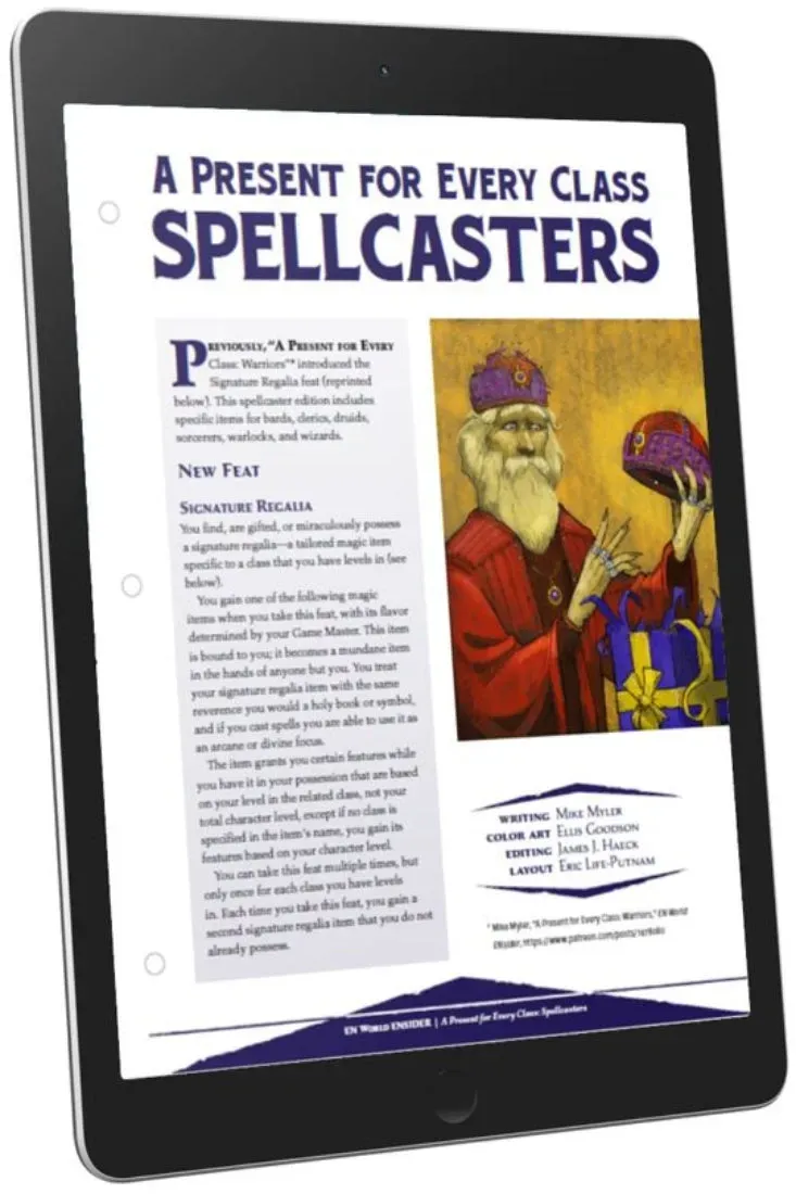 EN Publishing A Present for Every Class Spellcasters pdf D&D 5e