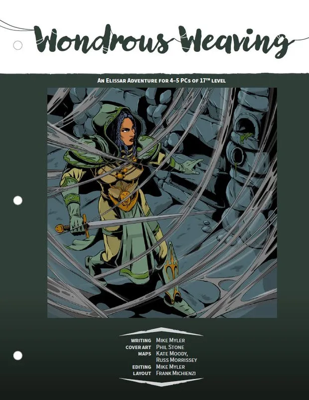 EN Publishing Wondrous Weaving D&D 5e äventyr pdf spindlar
