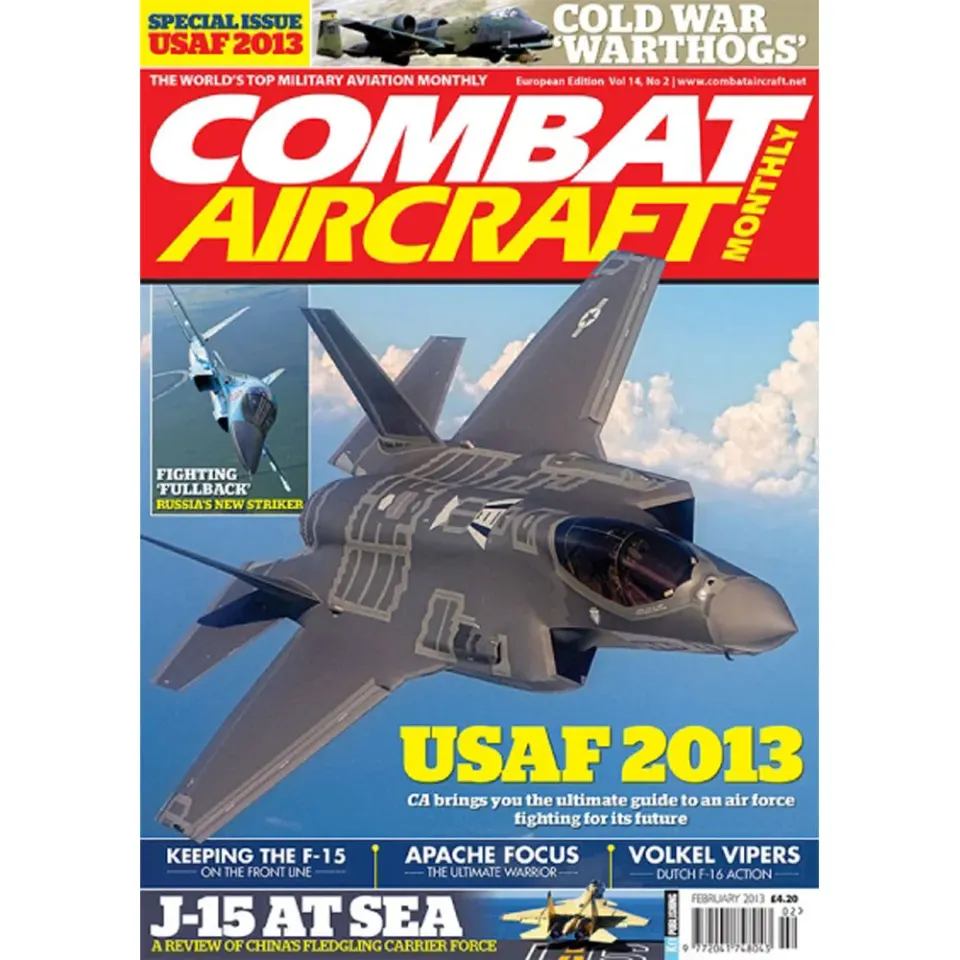 Combat Aircraft Journal februari 2013 tidning F-15-special