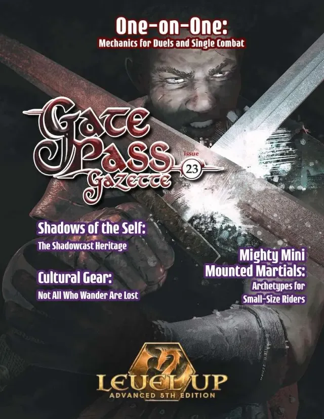 EN Publishing Gate Pass Gazette 23 tidning mjukpärm dueller
