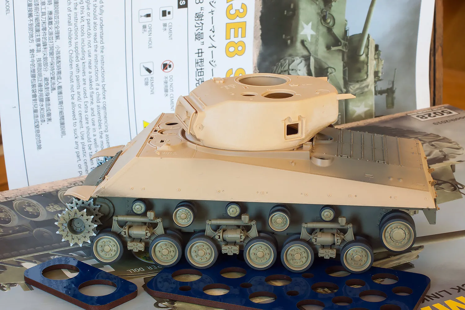 Rossagraph QuickWheel QW-246 M4 Sherman HVSS hjulmask RFM