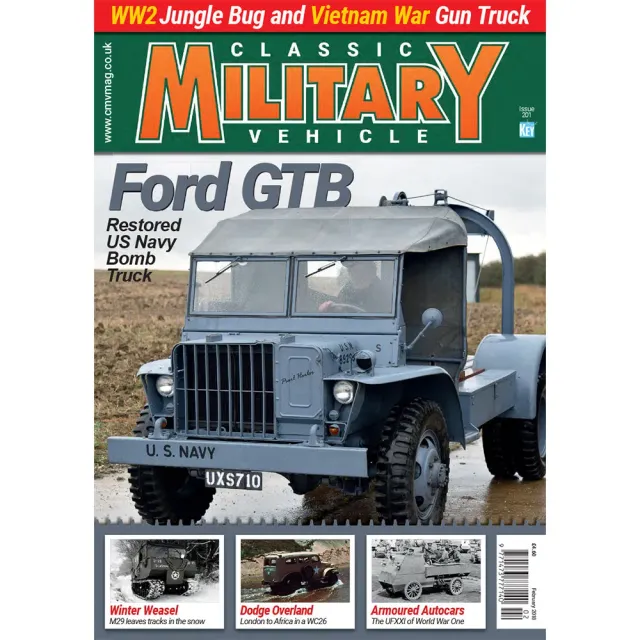 Classic Military Vehicle February 2018 tidning lösnummer