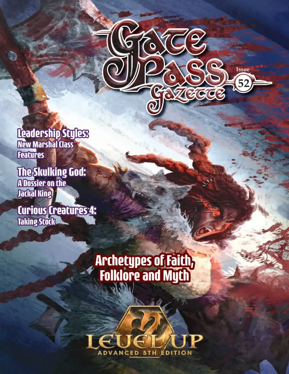 EN Publishing Level Up Gate Pass Gazette 52 Rollspelstidning PDF