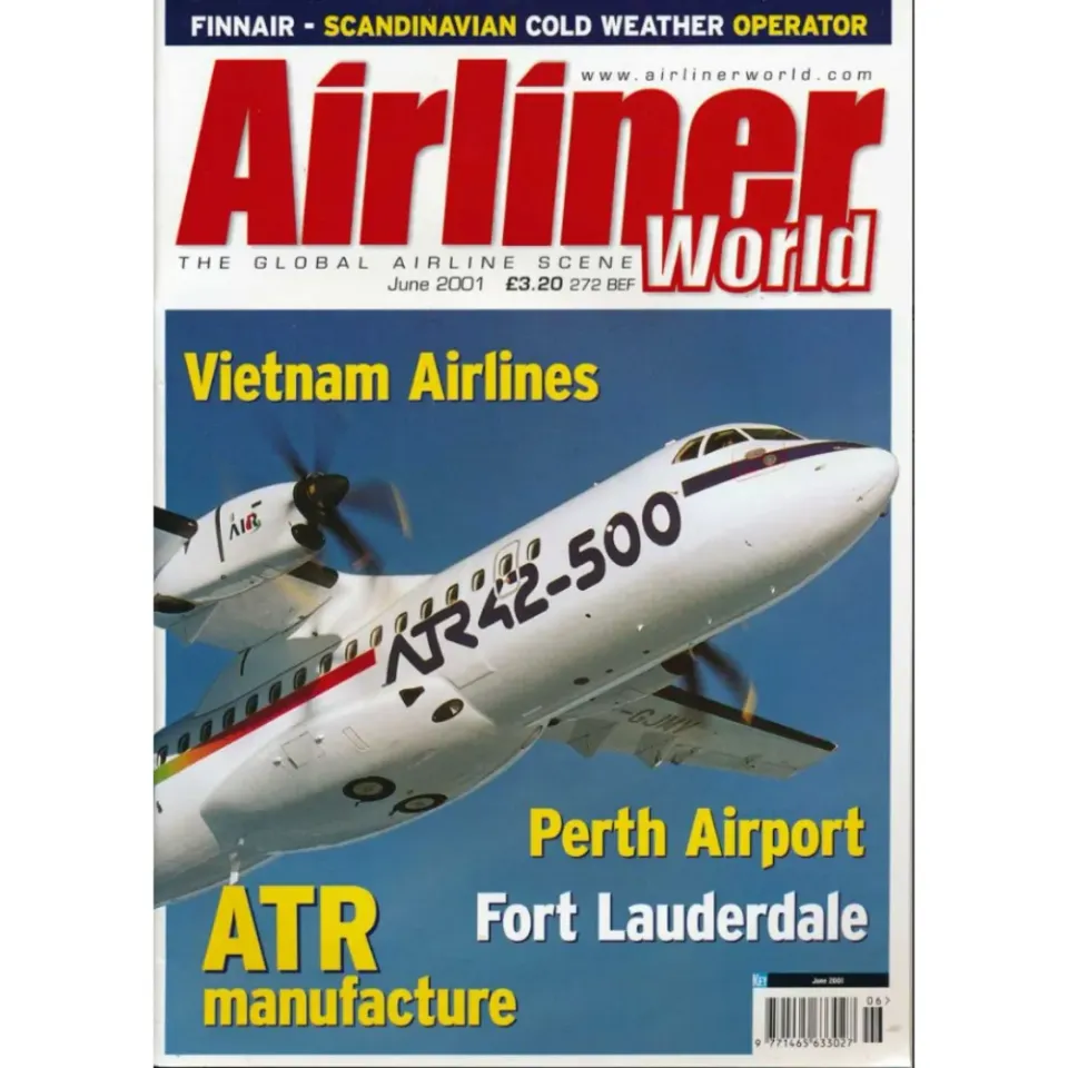 Airliner World juni 2001 tidning civilflyg