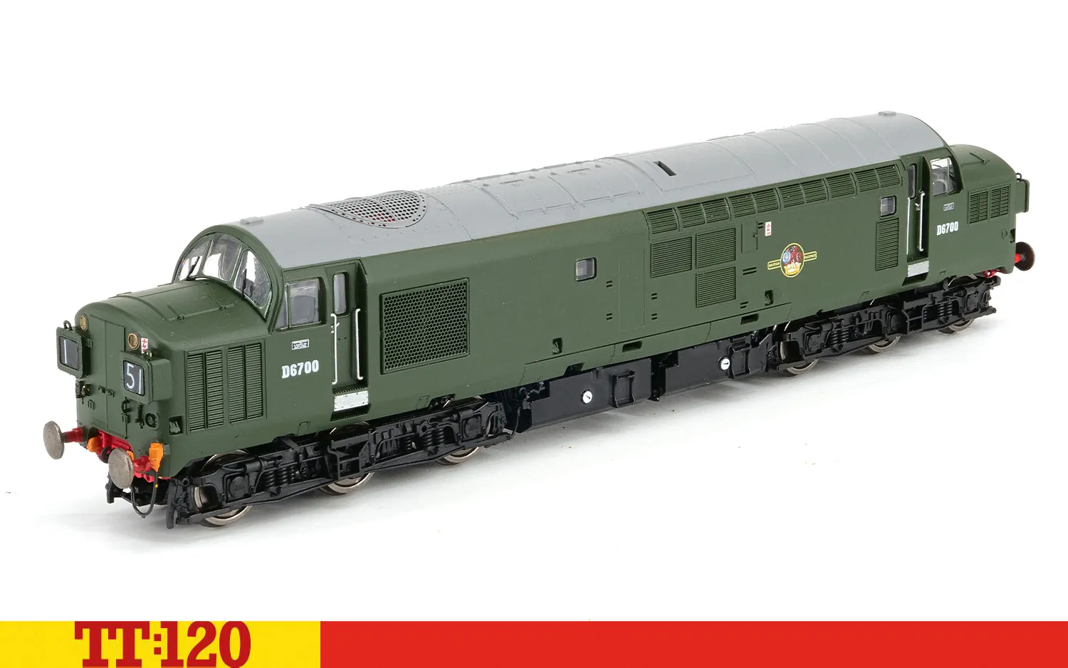 Hornby TT:120 Class 37 D6700 modellok BR-grönt