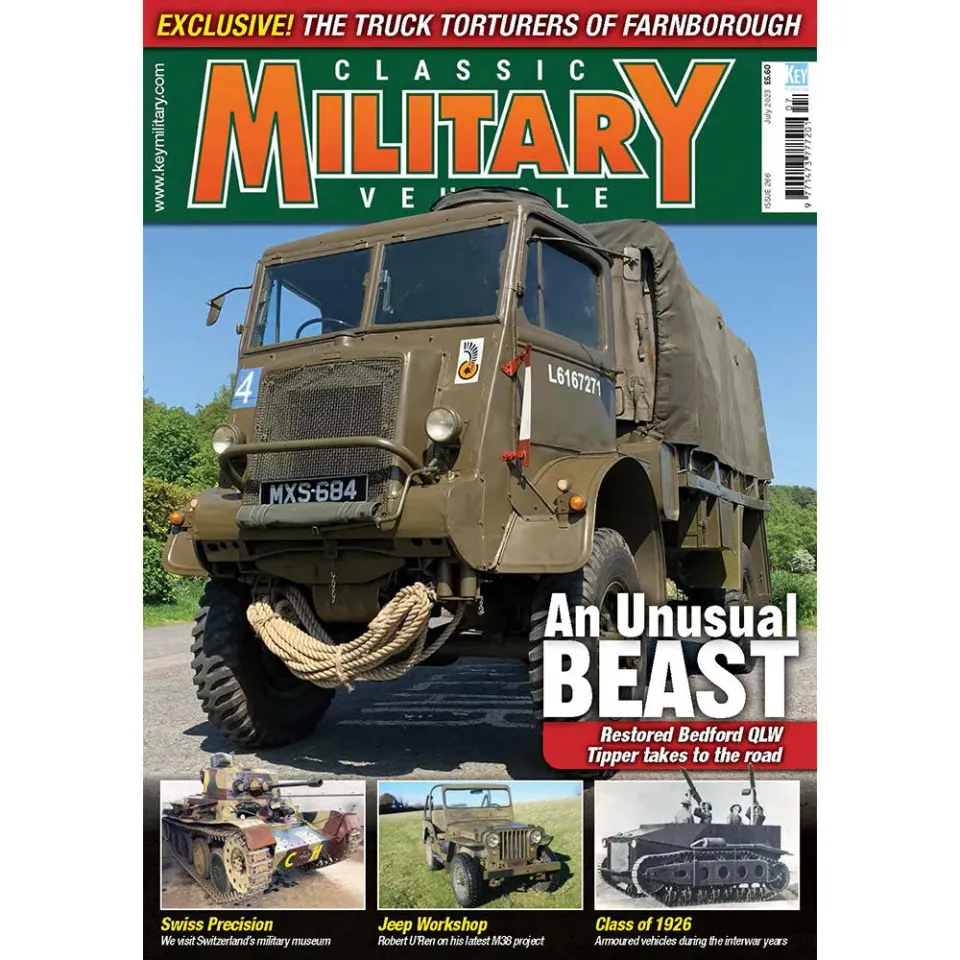 Classic Military Vehicle juli 2023 tidning Bedford