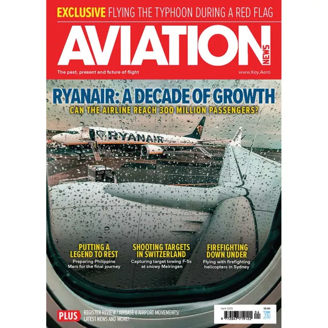 Aviation News april 2025 tidning lösnummer militärflyg