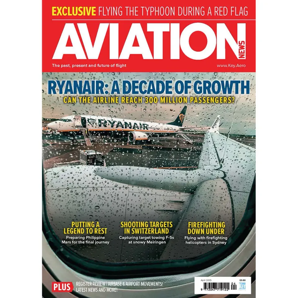 Aviation News april 2025 tidning lösnummer militärflyg