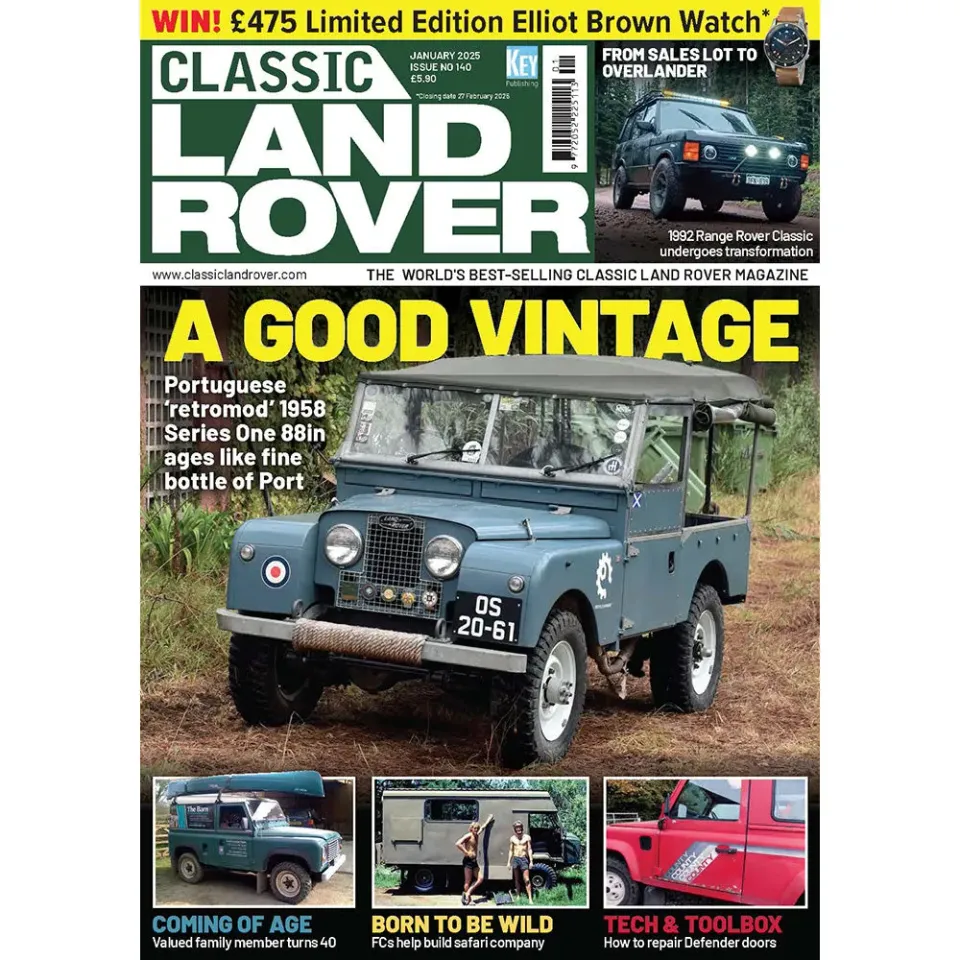 Classic Land Rover tidning januari 2025 nummer veteranbil