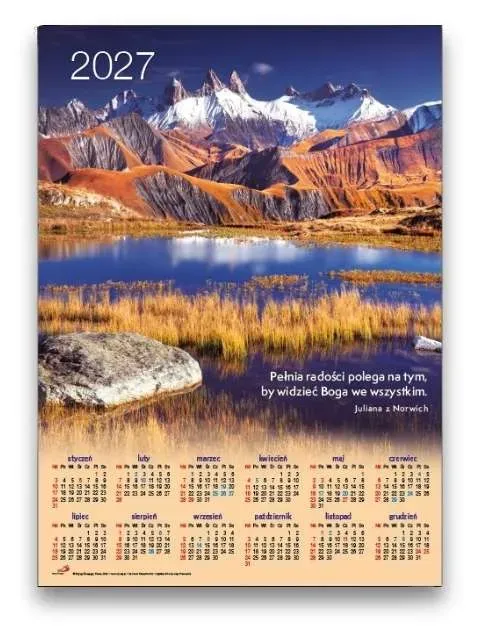 Sharon Plakatowy 2027 väggkalender berg 49x68 cm