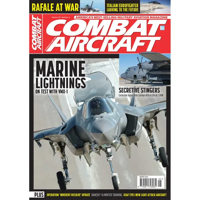 Combat Aircraft Journal maj 2017 tidning lösnummer stridsflyg