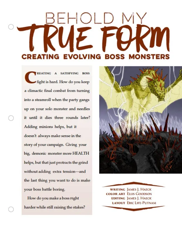 EN Publishing Behold My True Form WOIN monster pdf