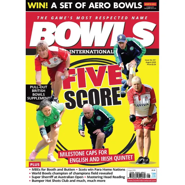 Bowls International augusti 2025 tidning bowls