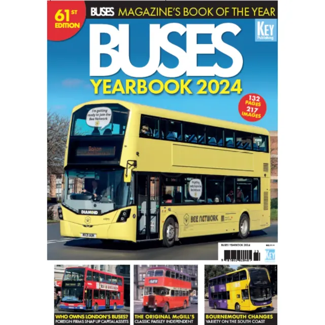 Buses Yearbook 2024 bookazine bussbok 116 sidor