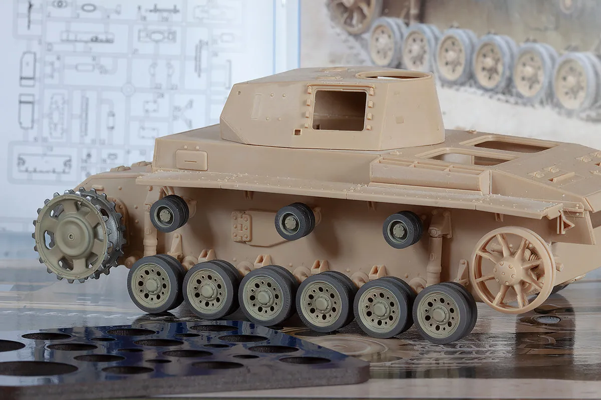 Rossagraph QuickWheel QW-259 målarmask 1:35 Pz III