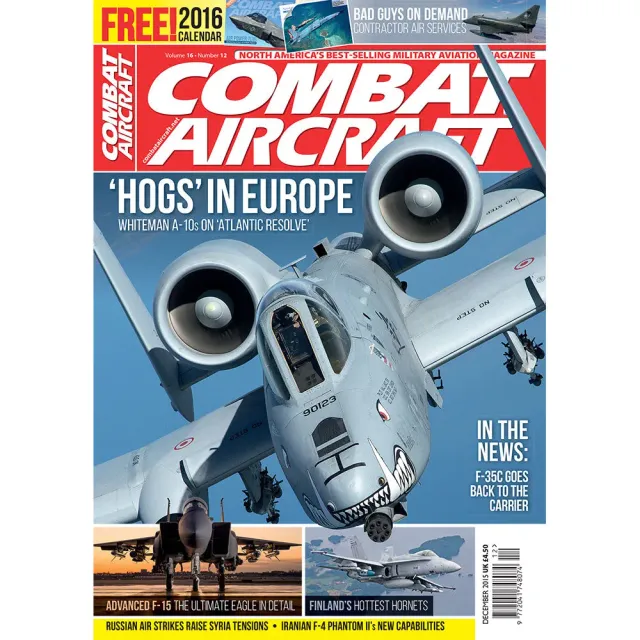 Combat Aircraft december 2015 tidning lösnummer
