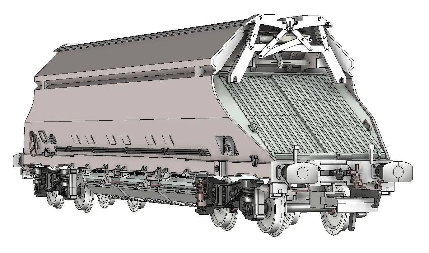 Revolution Trains IIA-F V4 godsvagn NACCO GBRf OO