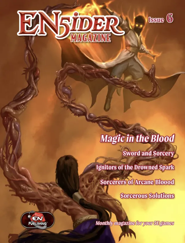 EN Publishing EN5ider 6 Sorcerers rollspel softcover trollkarl