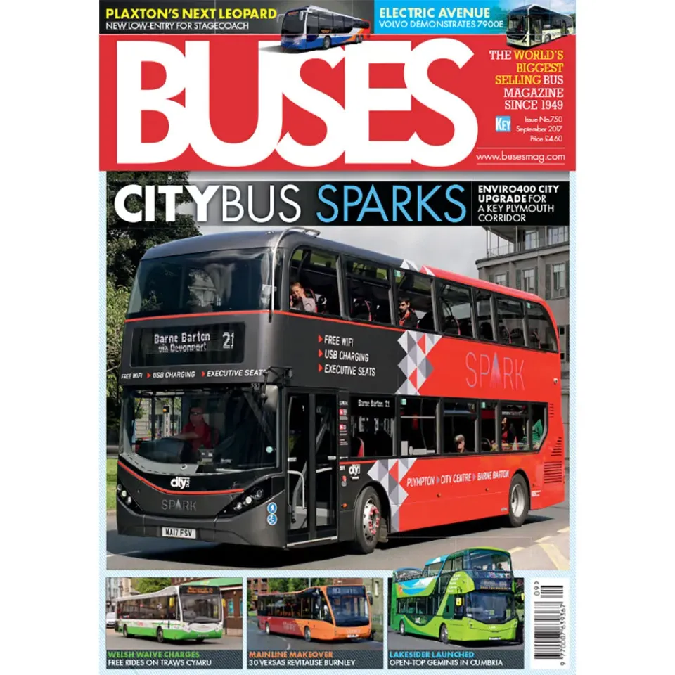 Buses tidning september 2017 lösnummer bussar