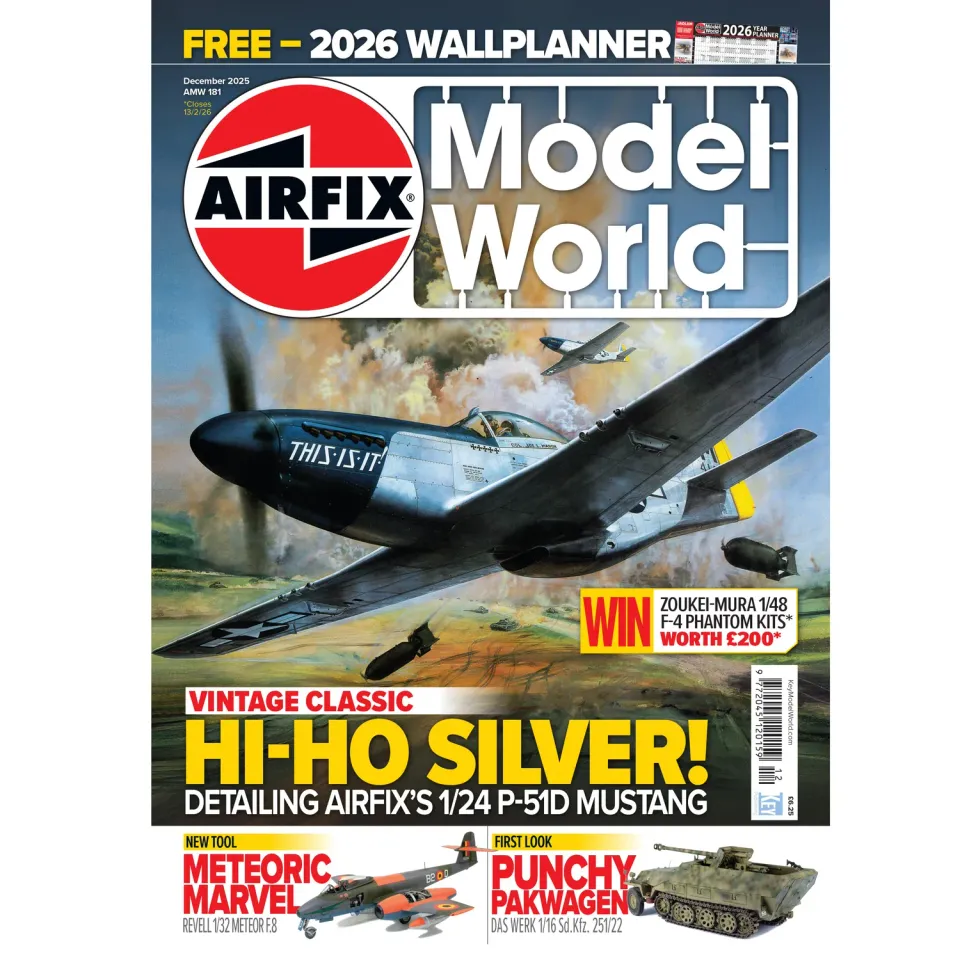 Airfix Model World December 2025 tidning modellbygge
