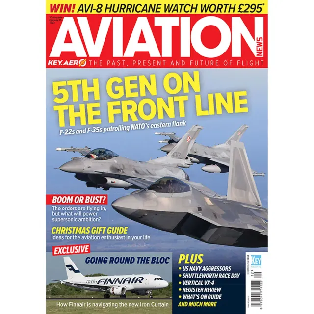 Aviation News december 2022 tidning lösnummer F-35