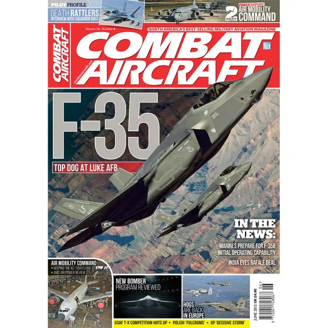 Combat Aircraft Journal juni 2015 tidning lösnummer