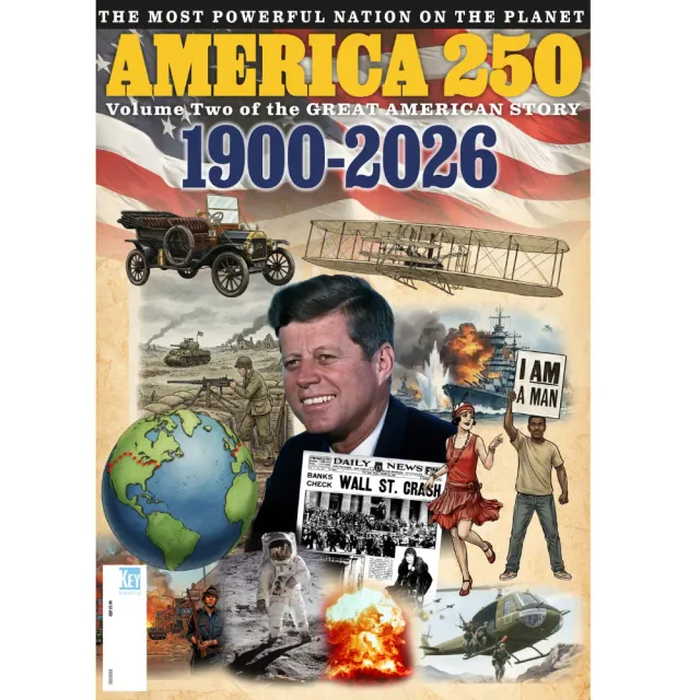 Aviation Archive America 250 1900-2026 tidning USA