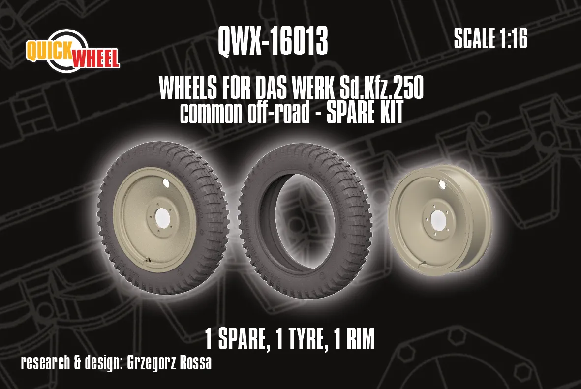 ROSSAGRAPH QuickWheel QWX-16013 reservhjul 1/16 Das Werk
