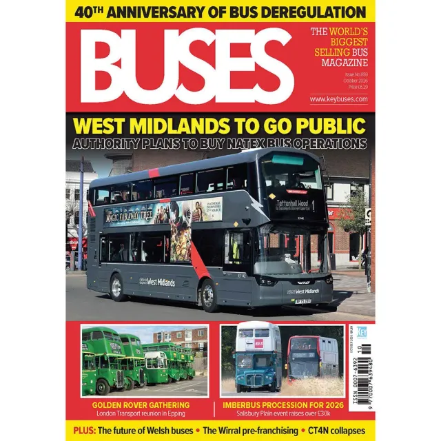 Buses October 2026 tidning – West Midlands National Express