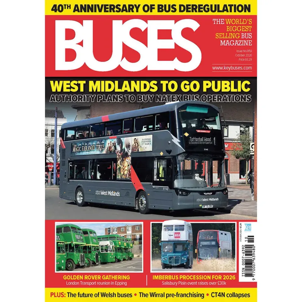 Buses October 2026 tidning – West Midlands National Express