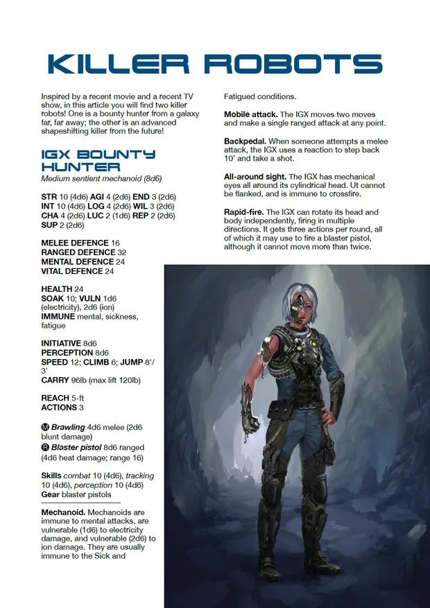 EN Publishing WOIN Killer Robots rollspel PDF