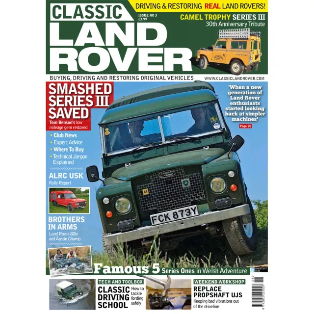 Classic Land Rover August 2013 tidning Series III